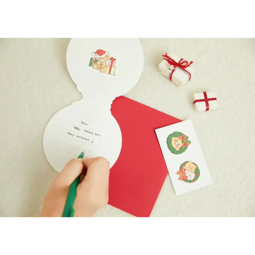 Kakao Friends - Merry Choonsik Lease Christmas Card - Kakao Friends - Home & Living, Accessories - Harumio