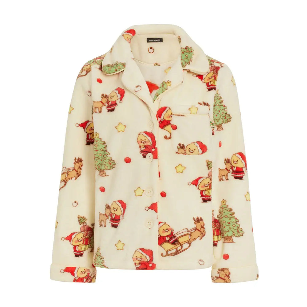 Kakao Friends - Dear My Santa Fluffy Pajamas Set - Kakao Friends - Home & Living, Accessories - Harumio