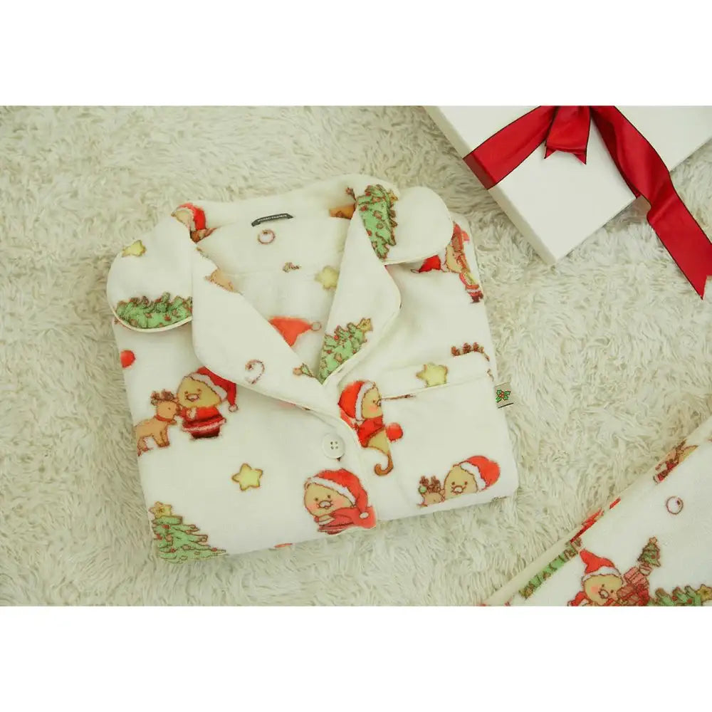 Kakao Friends - Dear My Santa Fluffy Pajamas Set - Kakao Friends - Home & Living, Accessories - Harumio
