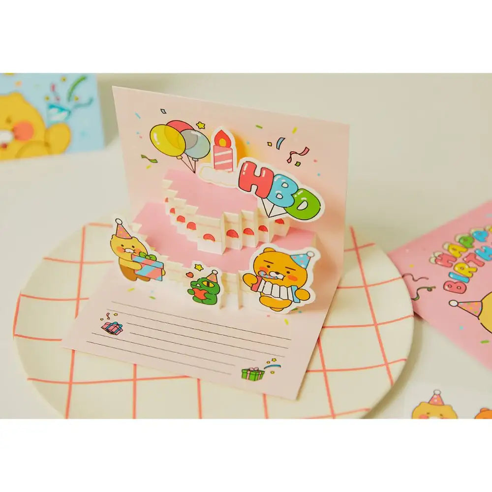 Kakao Friends - Bling Party Happy Birthday Pop Up Card - Kakao Friends - Home & Living, Accessories - Harumio