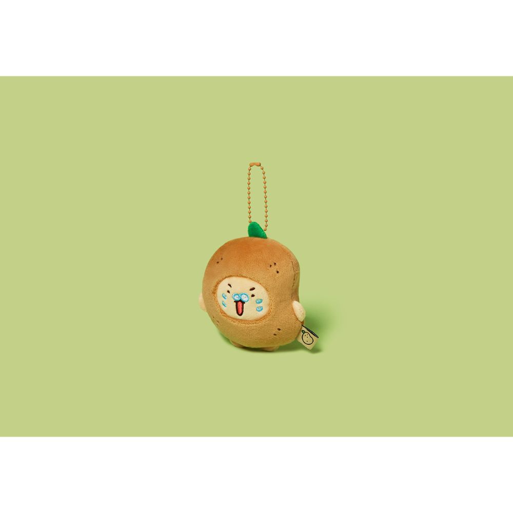 Kakao Friends - Potato Broken Bear Mini Doll Keyring