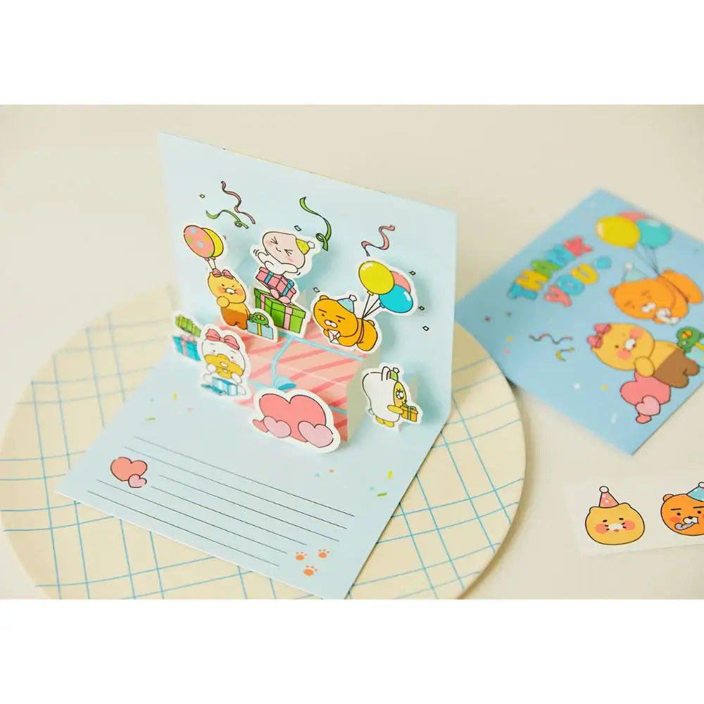 Kakao Friends - Bling Party Thank You Pop Up Card - Kakao Friends - Home & Living, Accessories - Harumio