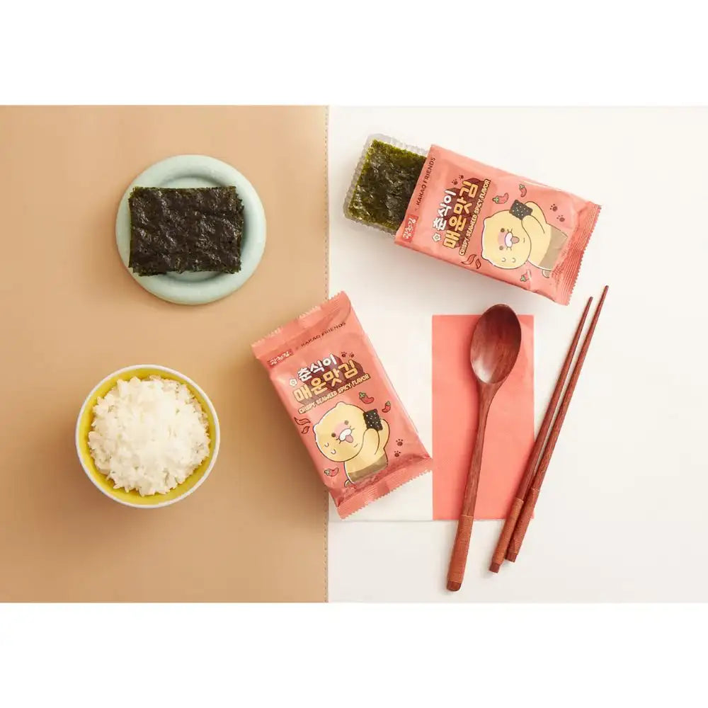 Gwangcheon Kim x Kakao Friends - Choonsik Spicy Crispy Seaweed - Gwangcheon Kim x Kakao Friends - Home & Living, Accessories - Harumio