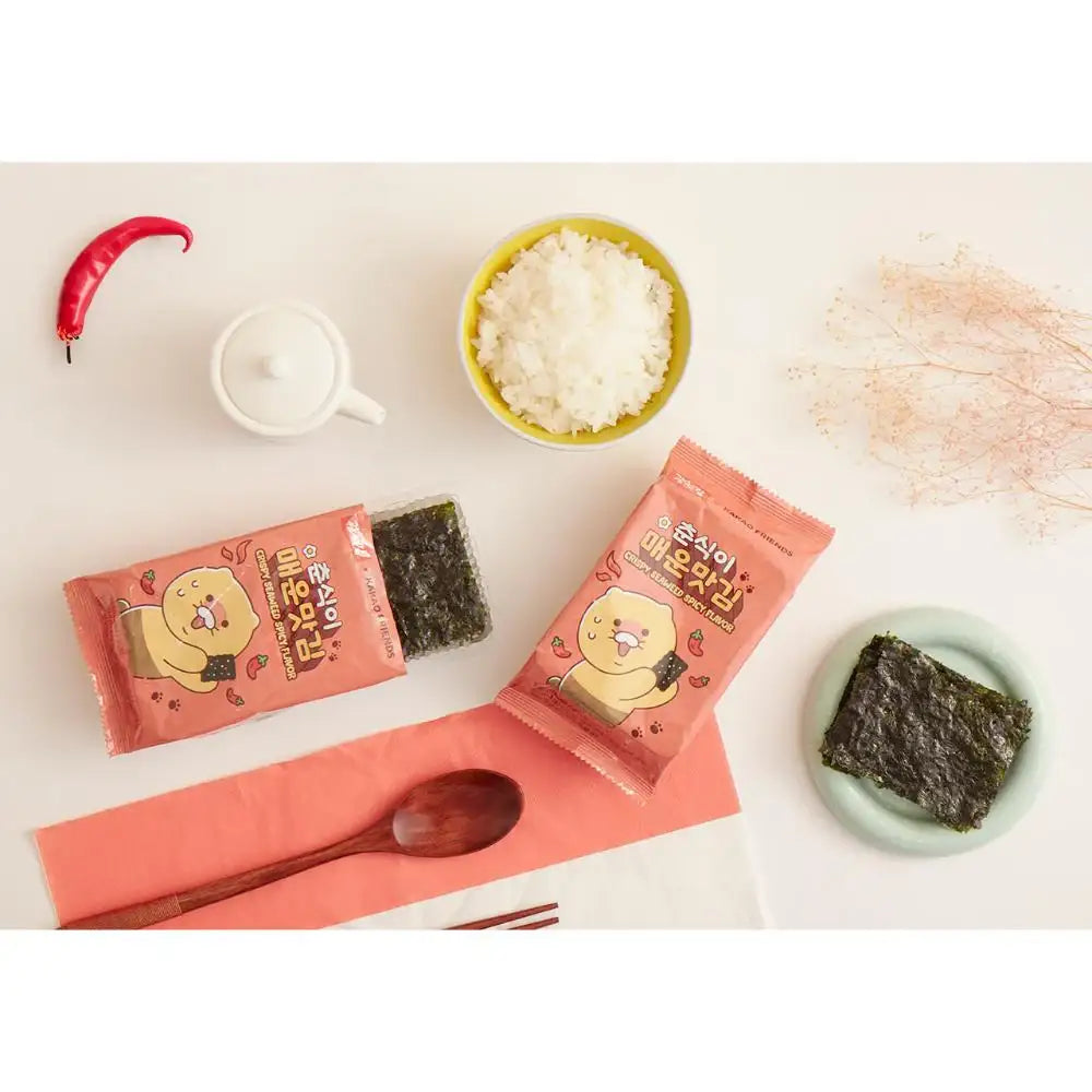 Gwangcheon Kim x Kakao Friends - Choonsik Spicy Crispy Seaweed - Gwangcheon Kim x Kakao Friends - Home & Living, Accessories - Harumio