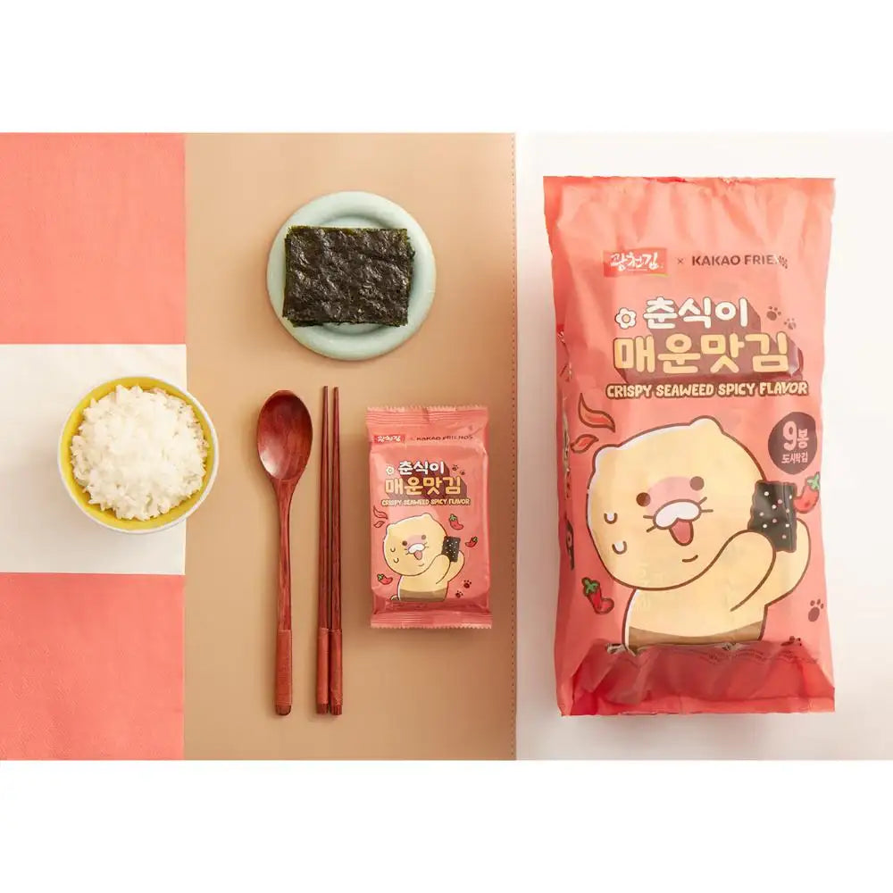 Gwangcheon Kim x Kakao Friends - Choonsik Spicy Crispy Seaweed - Gwangcheon Kim x Kakao Friends - Home & Living, Accessories - Harumio