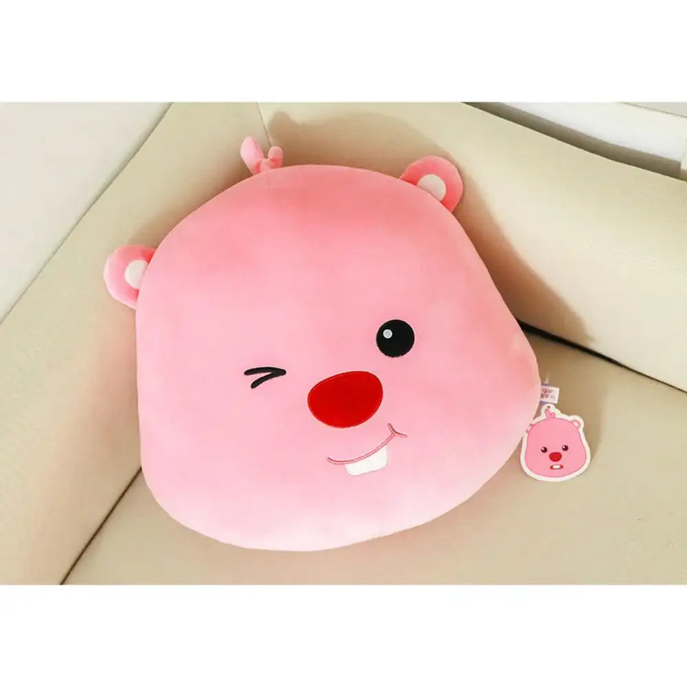 Kakao Friends x Zanmang Loopy - Winking Face Cushion - Kakao Friends x Zanmang Loopy - Plush - Harumio