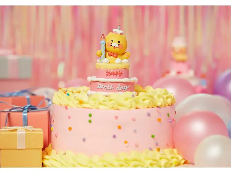 Kakao Friends - HBD Choonsik 2-Tier Cake Figure - Kakao Friends - Accessories - Harumio