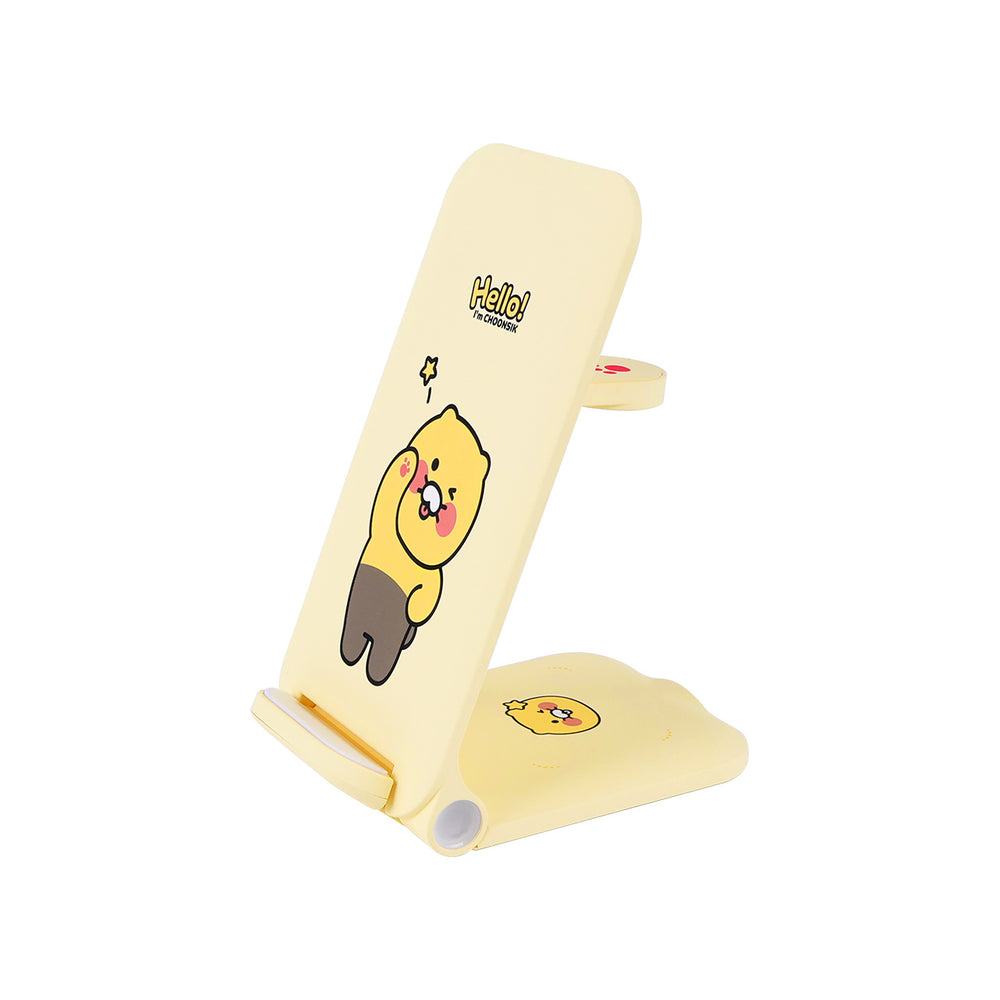 Kakao Friends - Hello Choonsik 3 in 1 Foldable Wireless Charging Stand (iPhone)