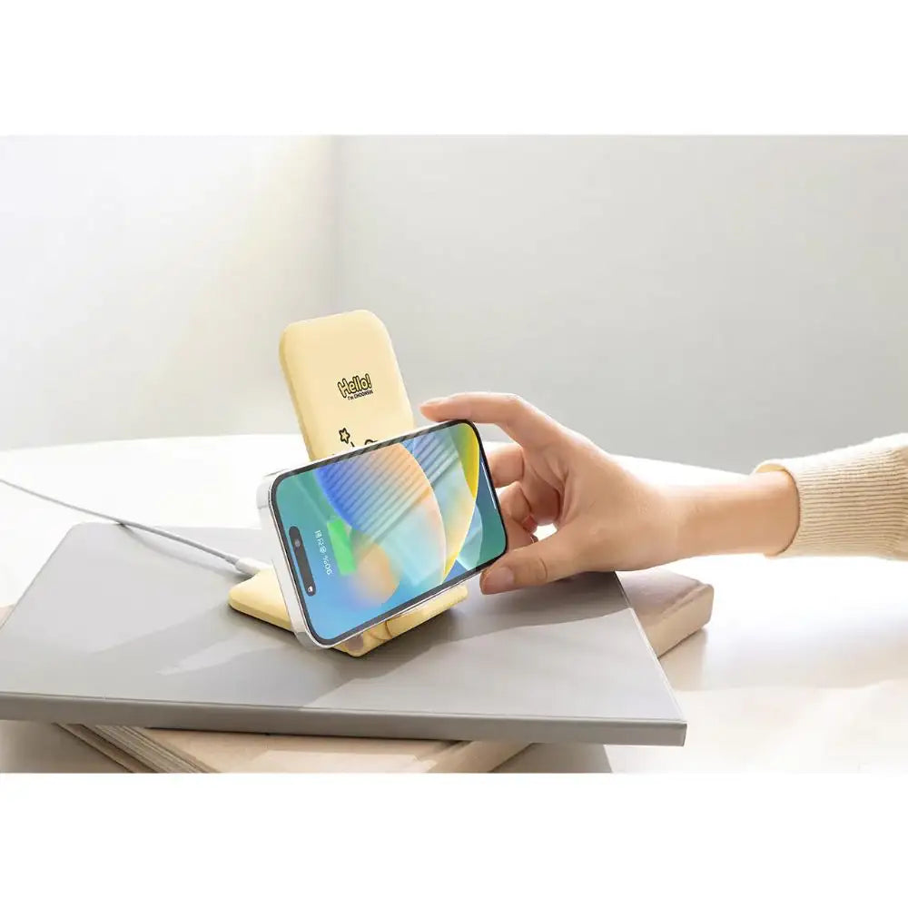 Kakao Friends - Sweet Potato Choonsik 3 in 1 Foldable Wireless Charging Stand (Galaxy) - Kakao Friends - Face Wash Headband - Harumio