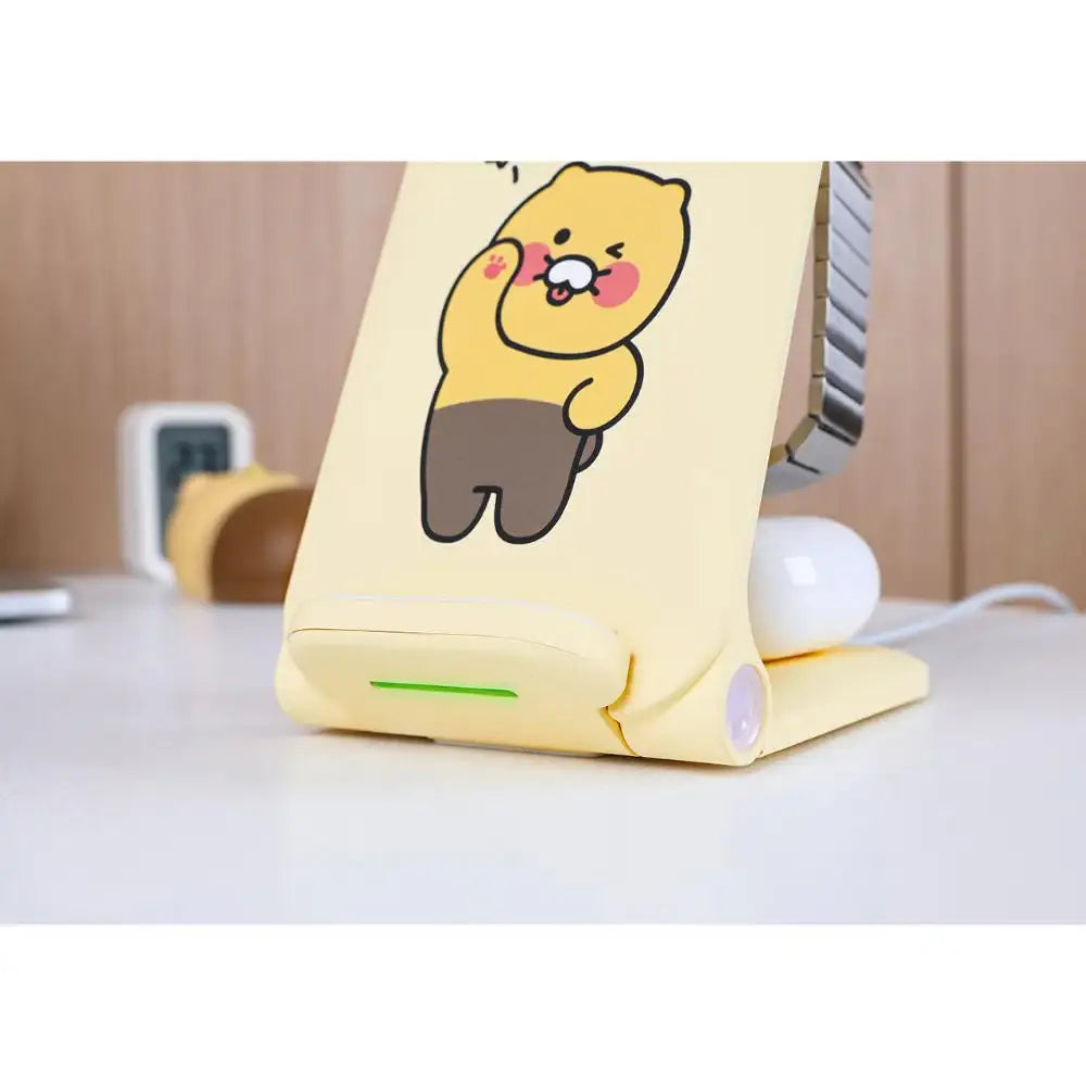 Kakao Friends - Hello Choonsik 3 in 1 Foldable Wireless Charging Stand (iPhone) - Kakao Friends - Face Wash Headband - Harumio