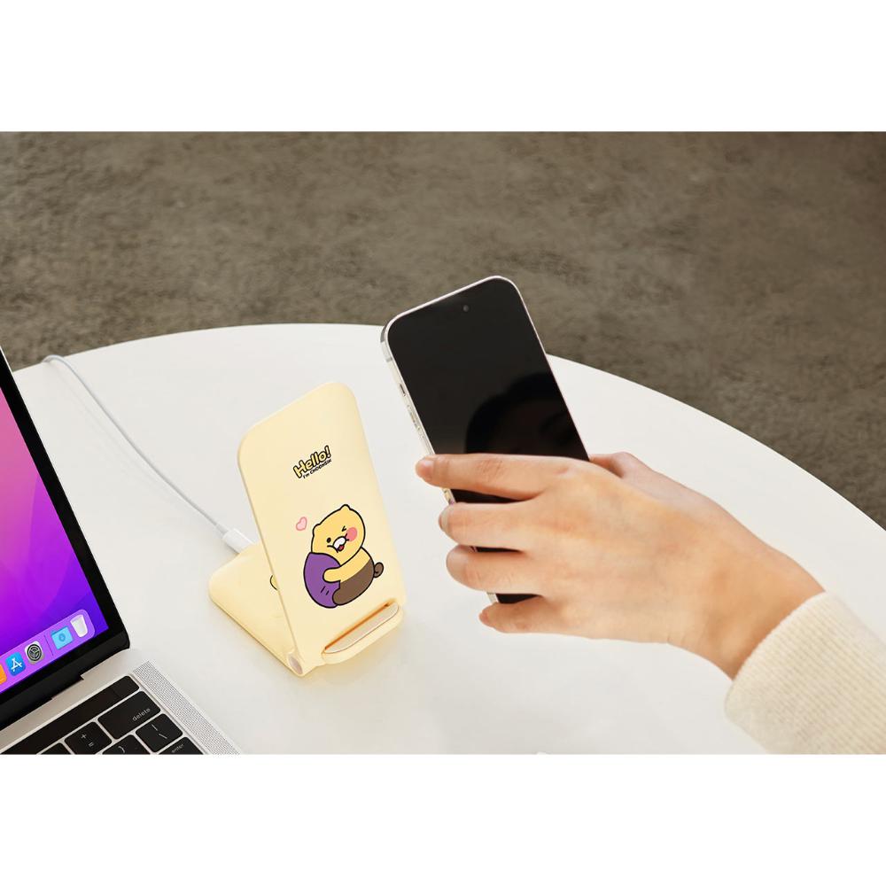 Kakao Friends - Sweet Potato Choonsik 3 in 1 Foldable Wireless Charging Stand (Galaxy)