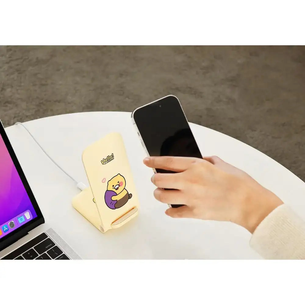 Kakao Friends - Sweet Potato Choonsik 3 in 1 Foldable Wireless Charging Stand (Galaxy) - Kakao Friends - Face Wash Headband - Harumio
