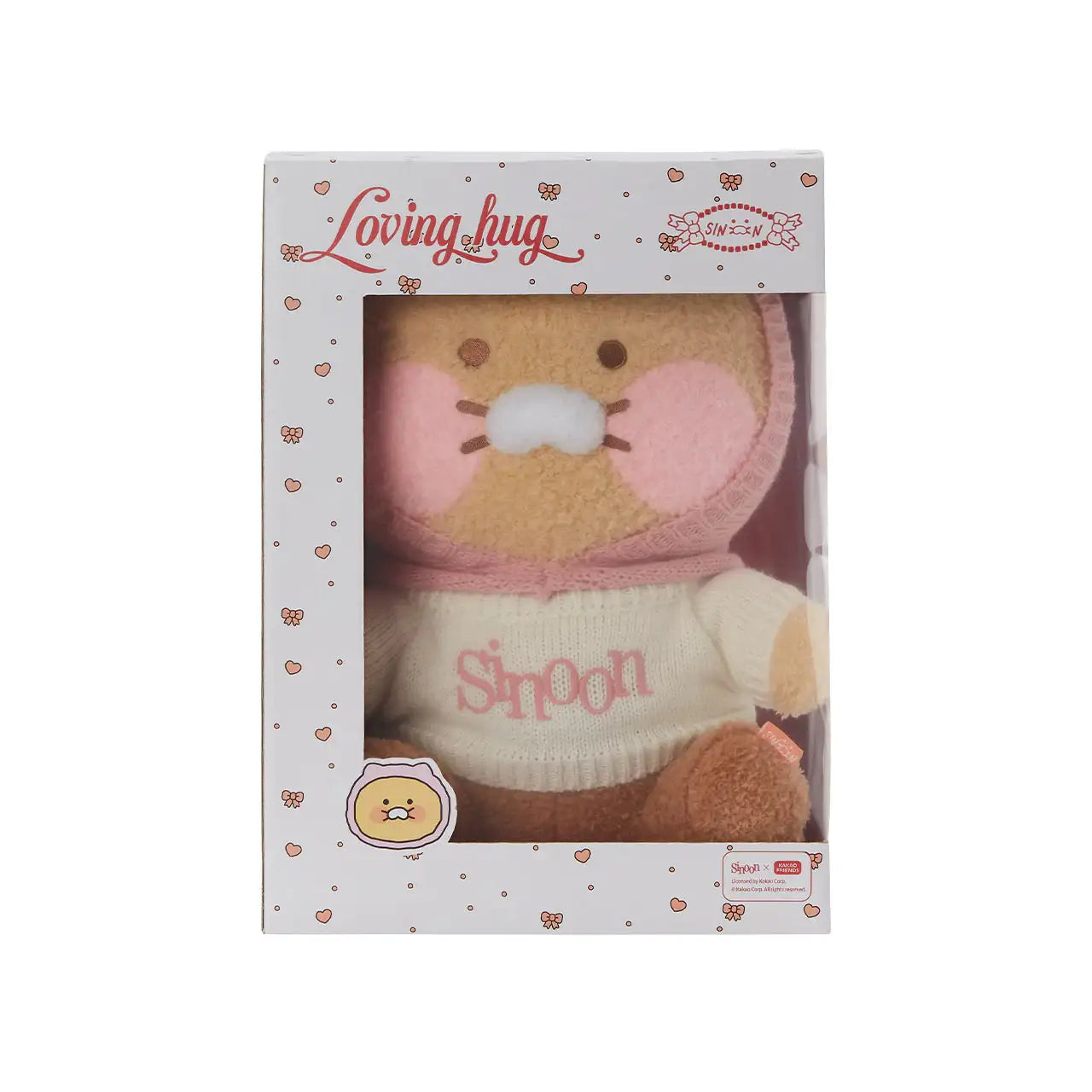 Kakao Friends x Sinoon - Loving Hug Choonsik Plush Doll - Kakao Friends - Plush - Harumio