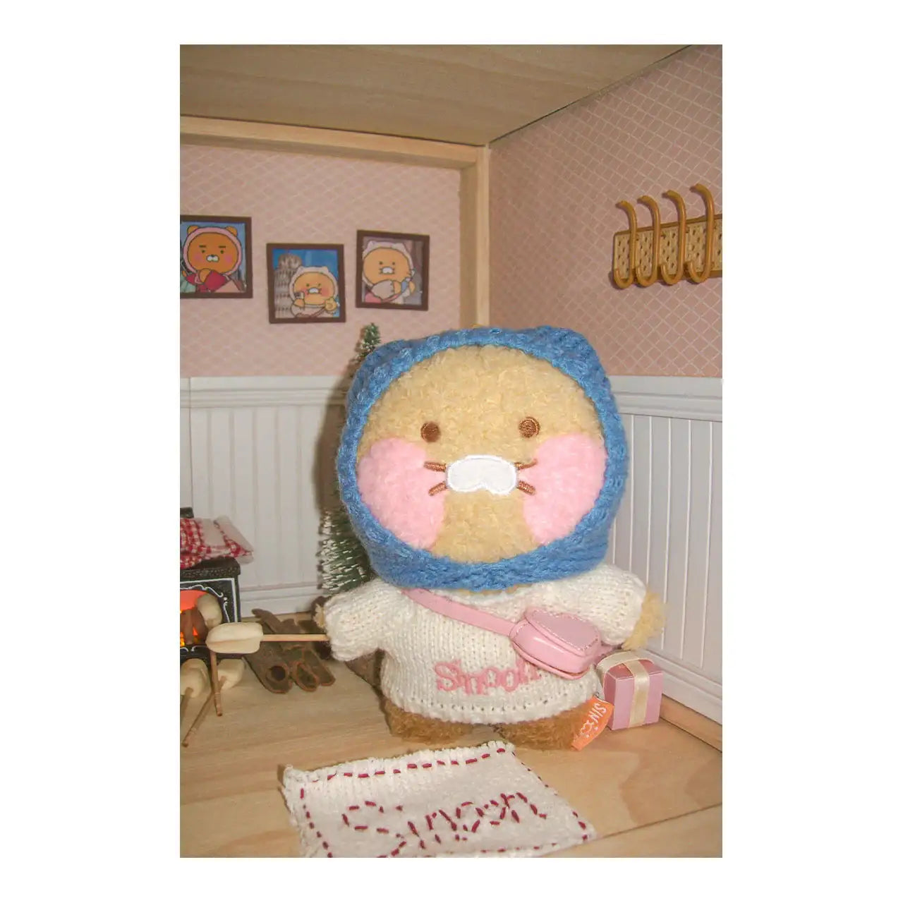 ☆sinoon☆ Shinun X Kakao Friends Fluffy Chunsik Doll Keyrin Kakao Friends x Sinoon - Choonsik Doll Keyring – Harumio