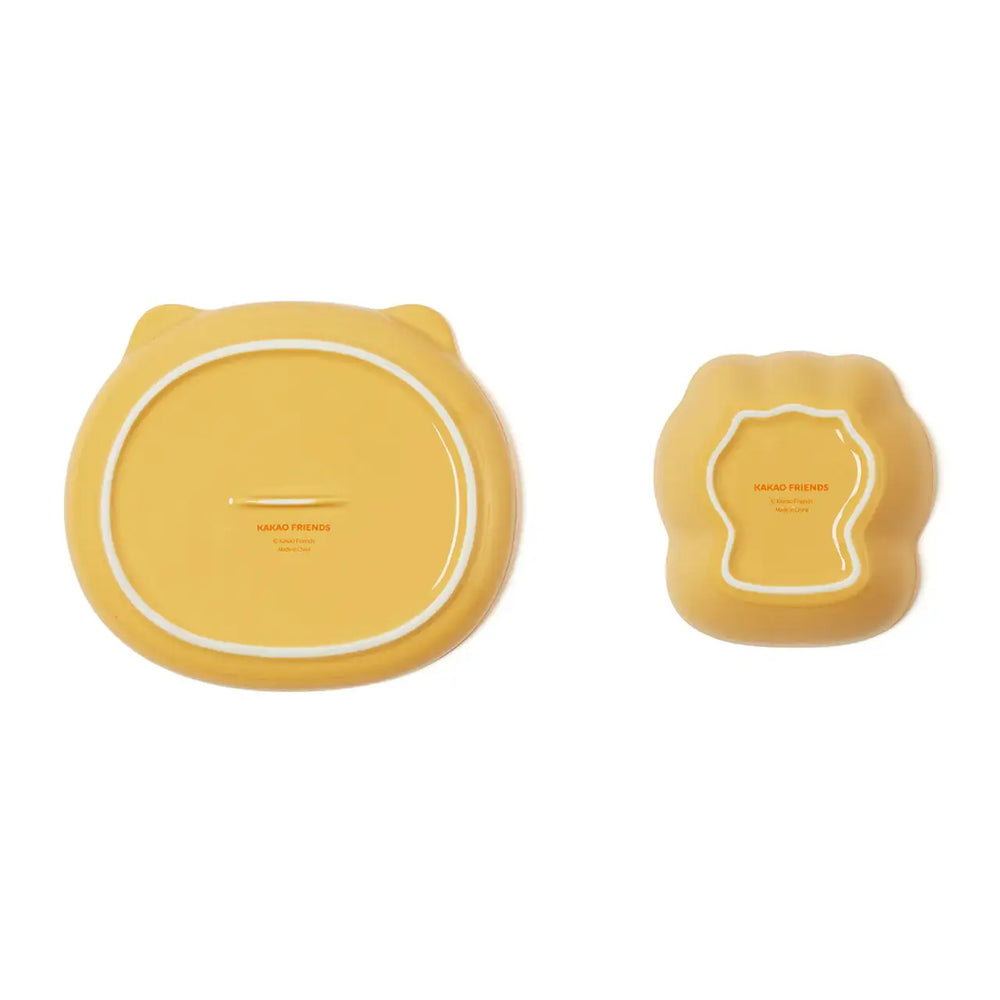 Kakao Friends - Ryan & Choonsik Ceramic Plate & Bowl Set - Kakao Friends - Home & Living, Accessories - Harumio