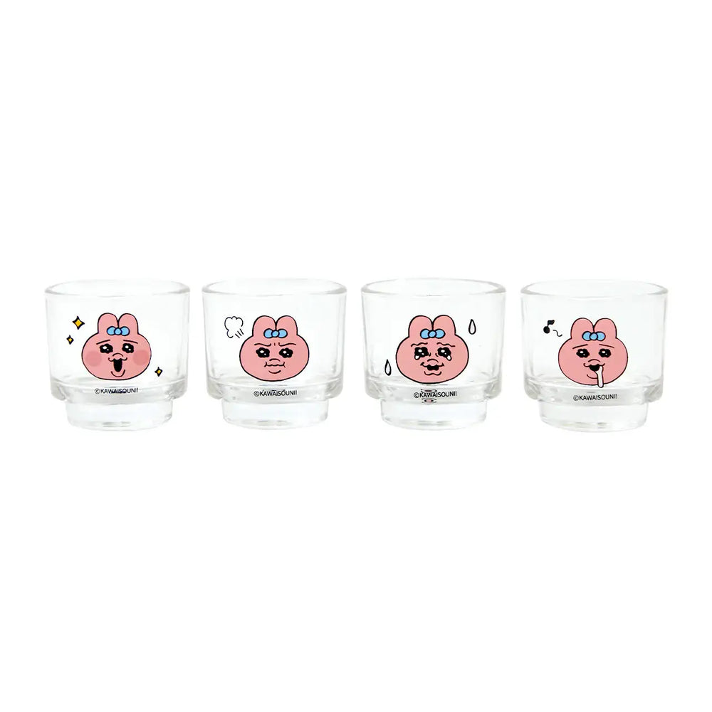 Kakao Friends - Punkyu Rabbit Joy Soju Glass Cup Set - Kakao Friends - Home & Living, Accessories - Harumio