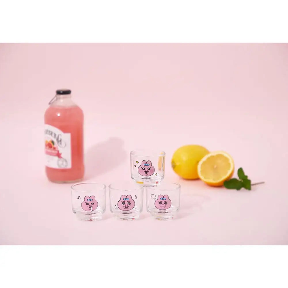 Kakao Friends - Punkyu Rabbit Joy Soju Glass Cup Set - Kakao Friends - Home & Living, Accessories - Harumio