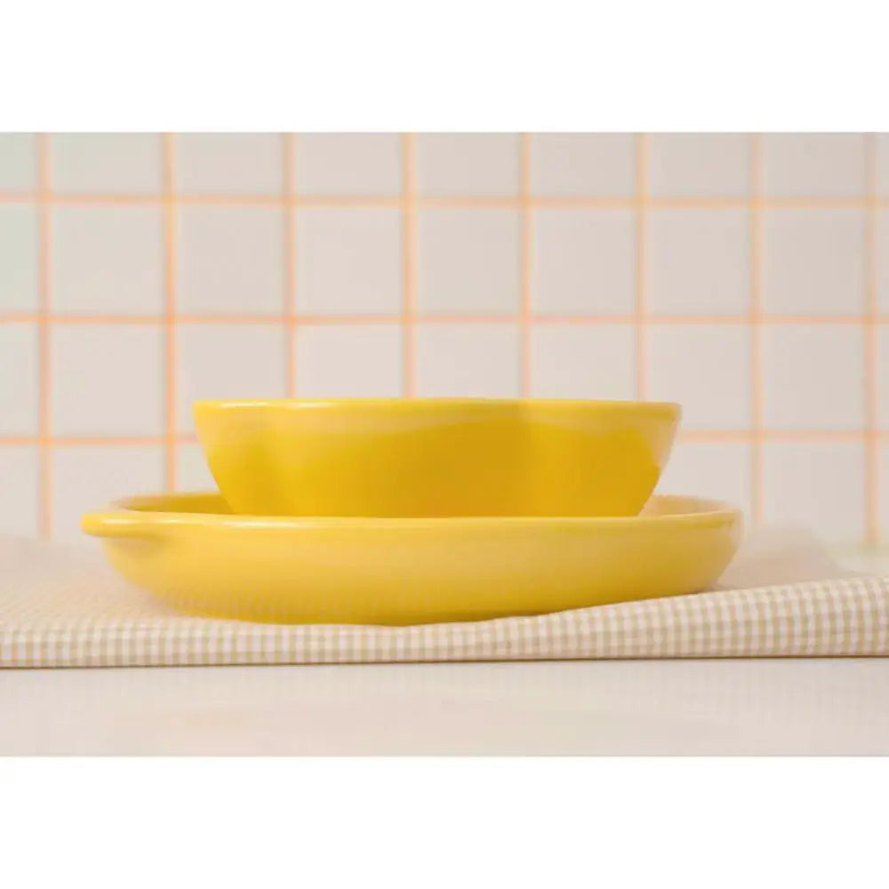 Kakao Friends - Ryan & Choonsik Ceramic Plate & Bowl Set - Kakao Friends - Home & Living, Accessories - Harumio