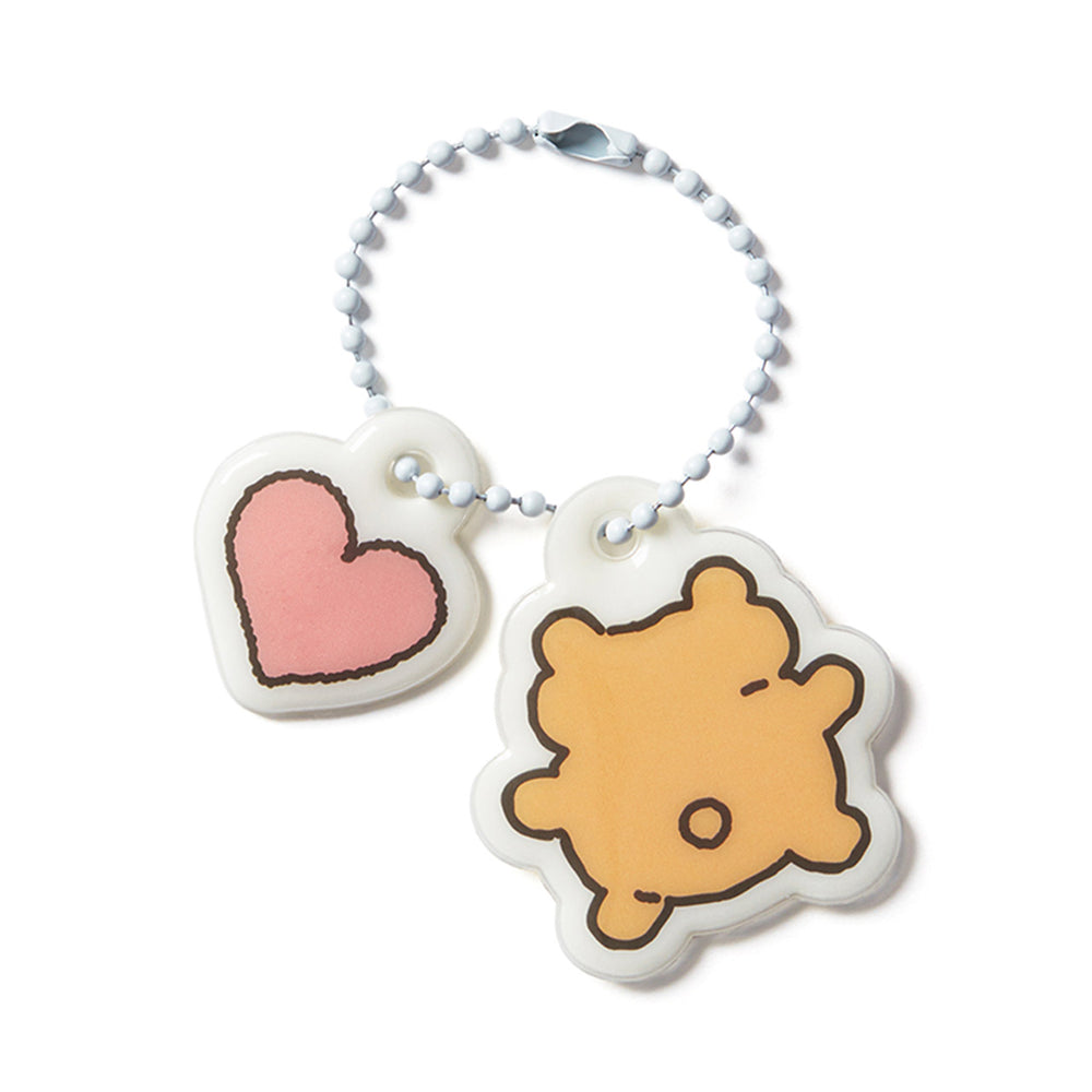 Kakao Friends - KYULJERRY Bearku Heart Keychain