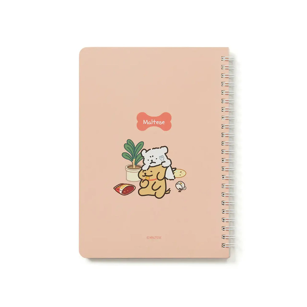 Kakao Friends - Maltese Happy Day Spring Notebook - Kakao Friends - Home & Living, Accessories - Harumio