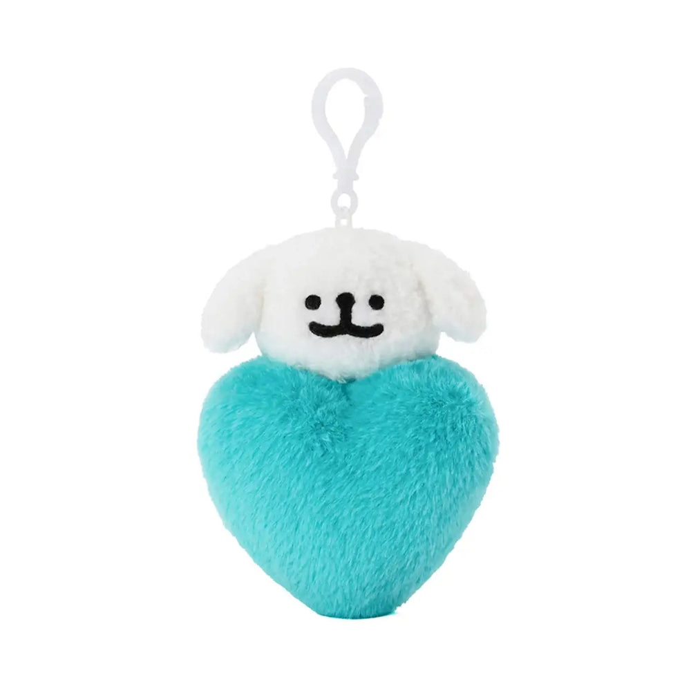 Kakao Friends - Retriever Turquoise Heart Plush Doll Keyring - Kakao Friends - Home & Living, Accessories - Harumio