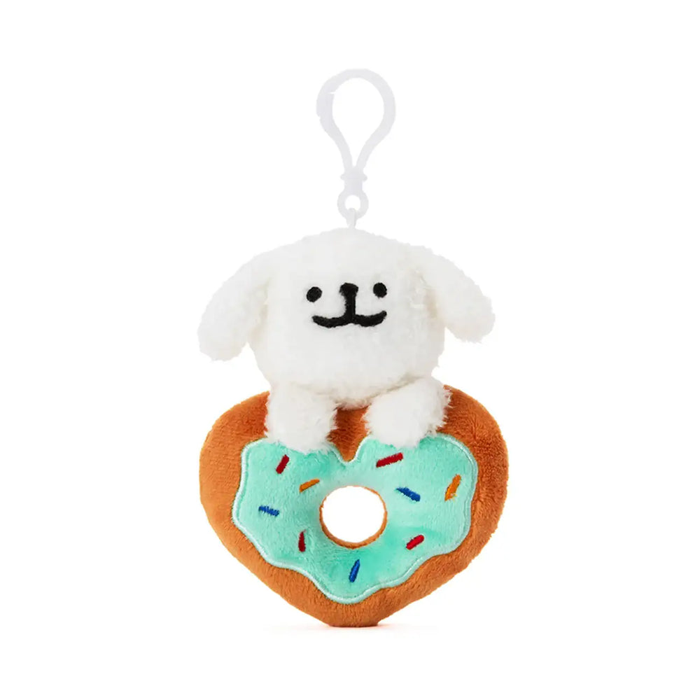 Kakao Friends - Maltese Lovely Donuts Plush Doll Keyring