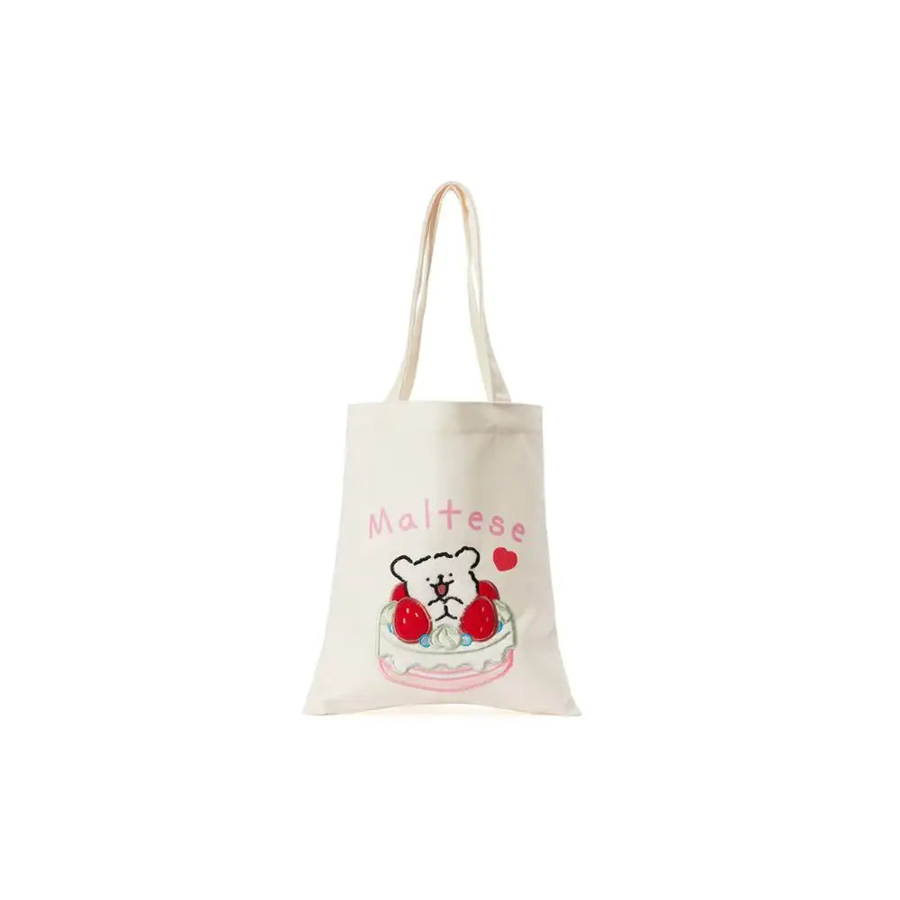 Kakao Friends - Maltese Sweetie Eco Bag - Kakao Friends - Home & Living, Accessories - Harumio