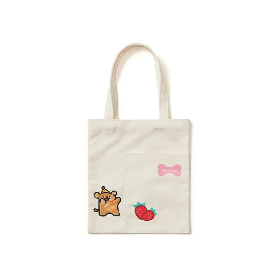 Kakao Friends - Maltese Sweetie Eco Bag - Kakao Friends - Home & Living, Accessories - Harumio