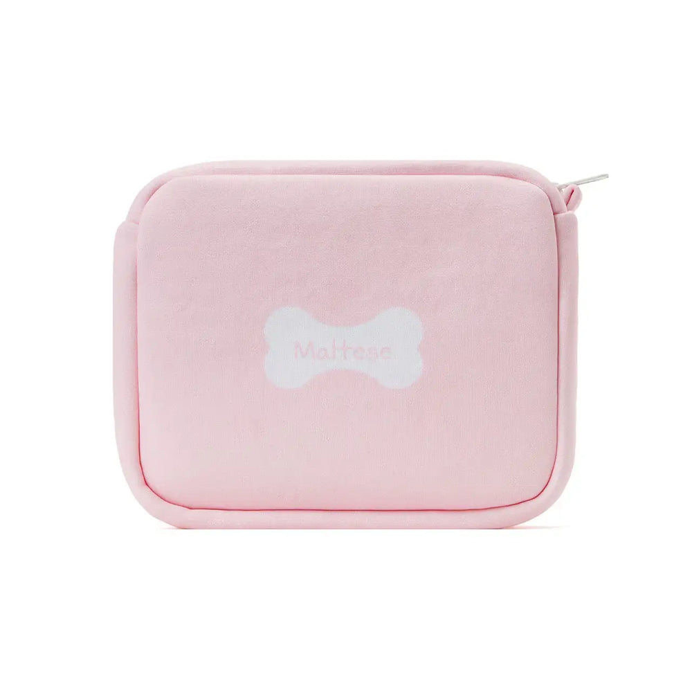 Kakao Friends - Maltese Lovely Day Fabric Pouch - Kakao Friends - Home & Living, Accessories - Harumio