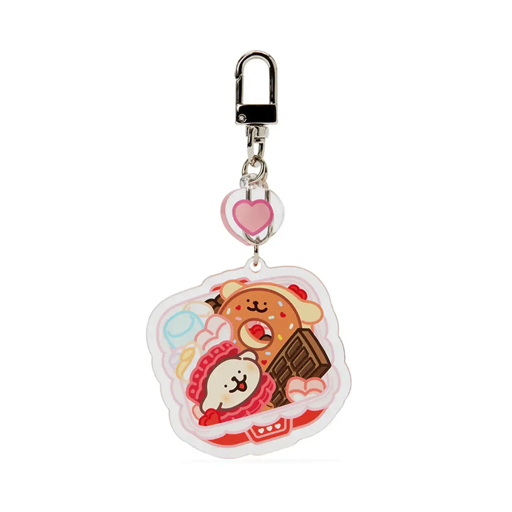 Kakao Friends - Maltese Lovely Day Acrylic Keyring Set - Kakao Friends - Acrylic Keyring - Harumio