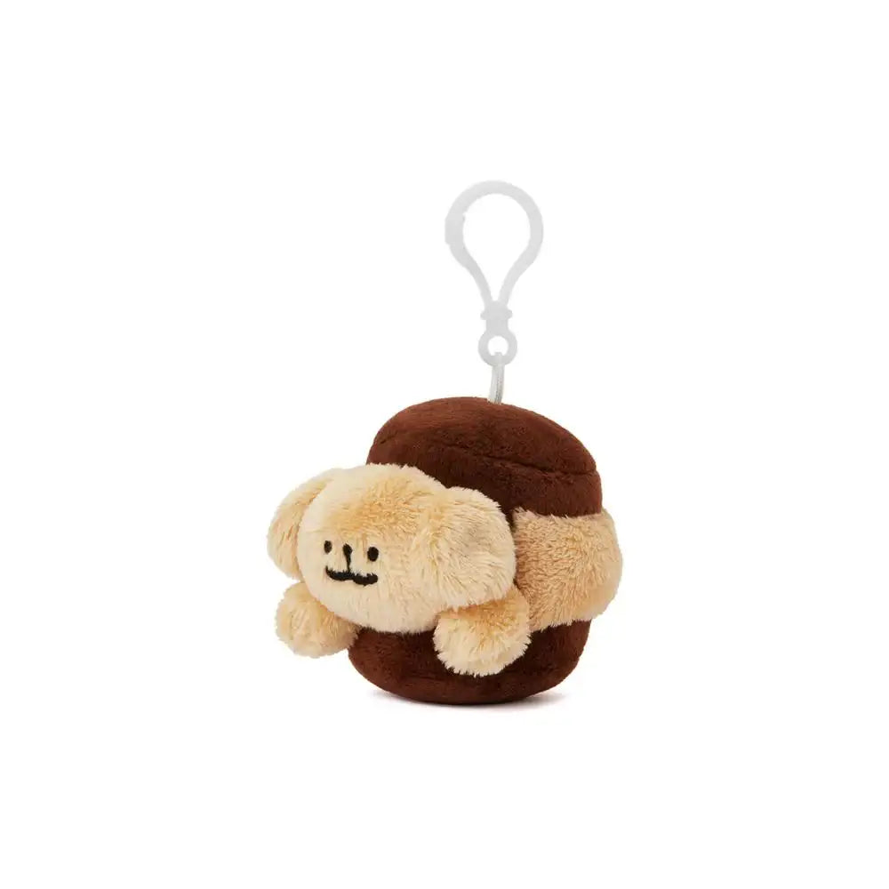 Kakao Friends - Retriever Macaron Sand Plush Doll Keyring