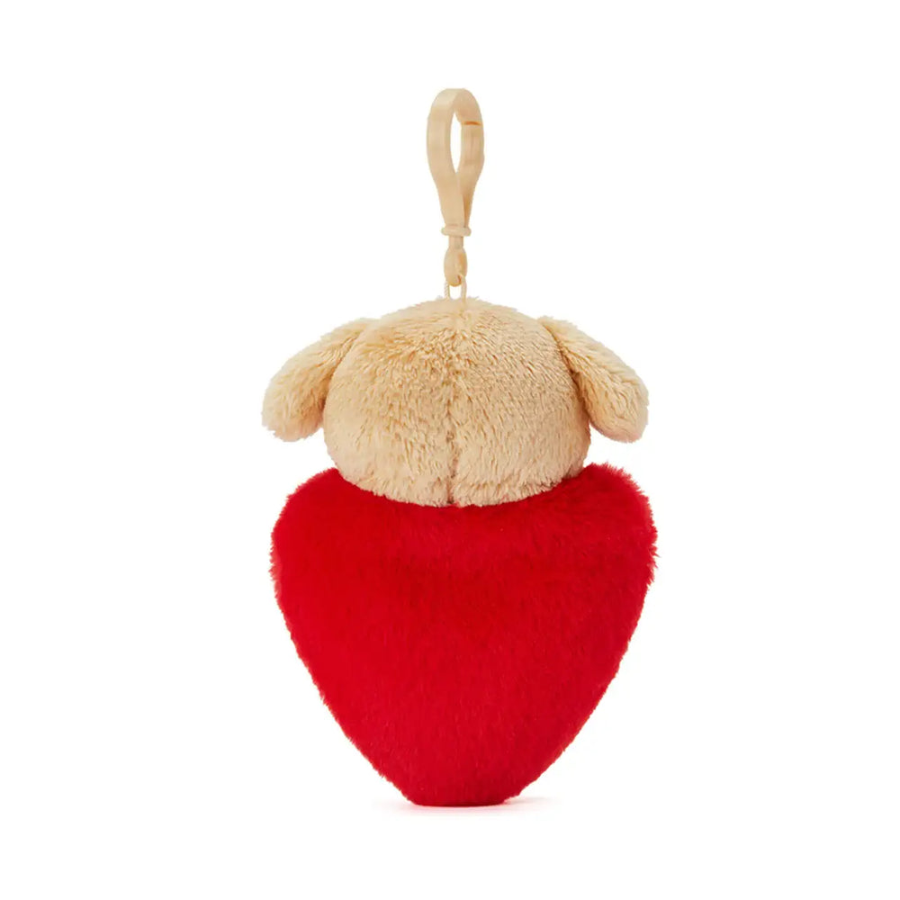 Kakao Friends - Retriever Heart Pom Pom Plush Doll Keyring - Kakao Friends - Home & Living, Accessories - Harumio