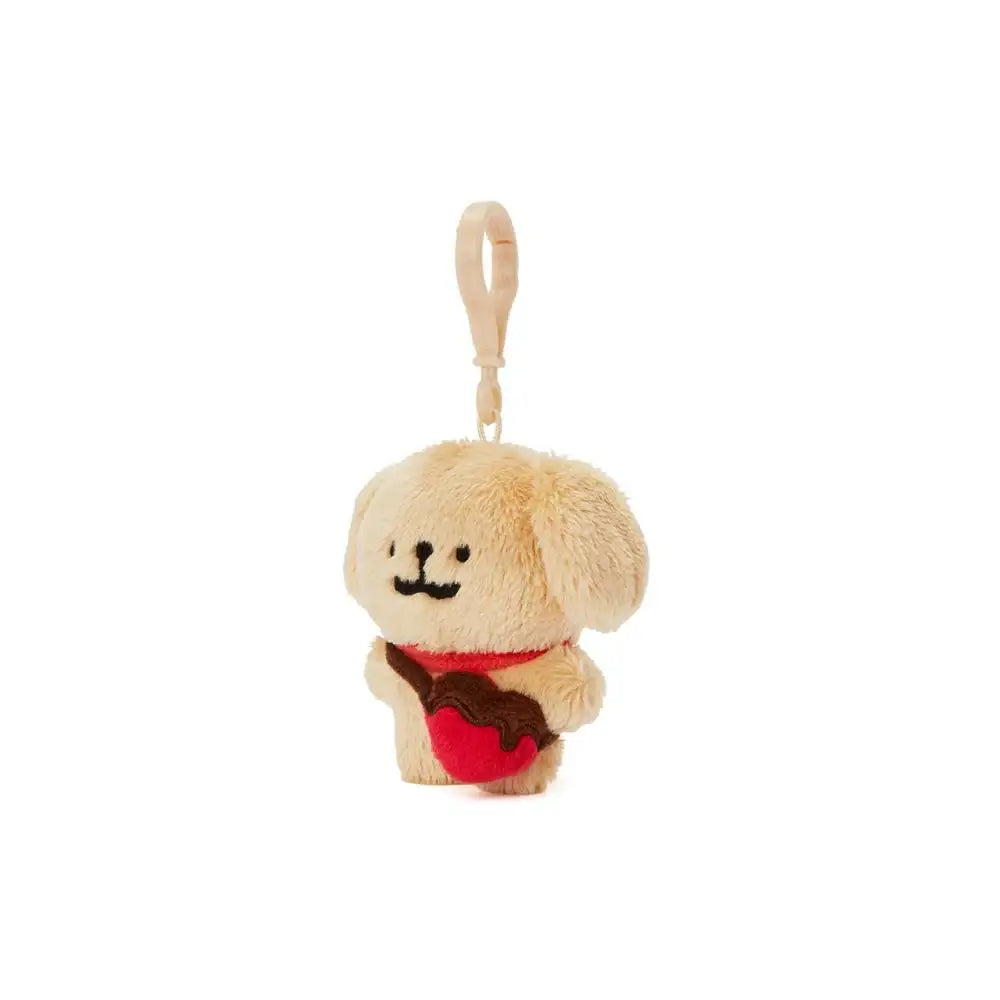 Kakao Friends - Retriever Chocolate Heart Flat Doll Keyring - Kakao Friends - Home & Living, Accessories - Harumio