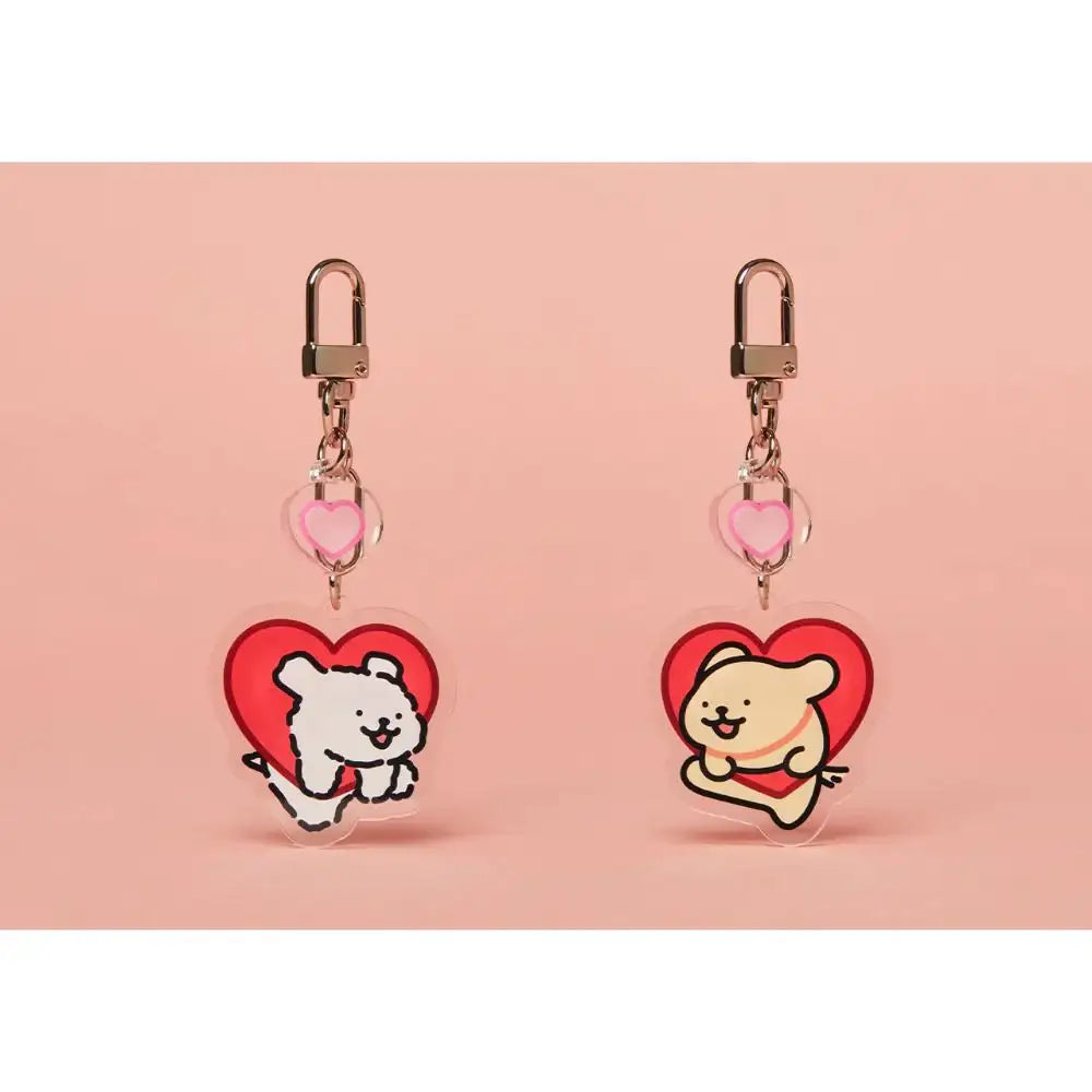 Kakao Friends - Maltese Cupid Acrylic Keyring Set