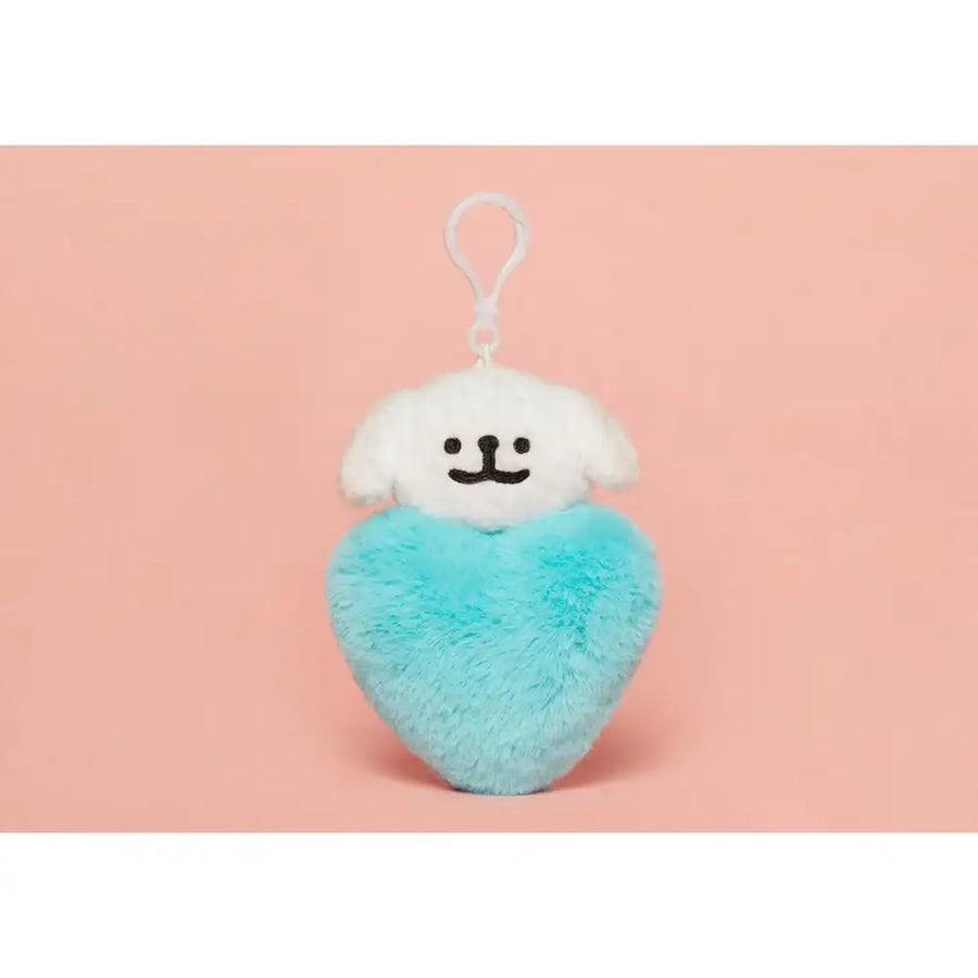 Kakao Friends - Retriever Turquoise Heart Plush Doll Keyring - Kakao Friends - Home & Living, Accessories - Harumio