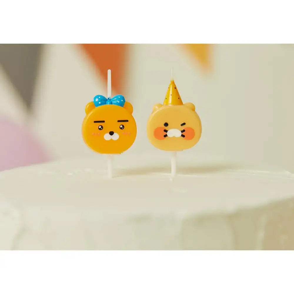 Kakao Friends - Ryan & Choonsik Bling Party Face Candle - Kakao Friends - Home & Living, Accessories - Harumio