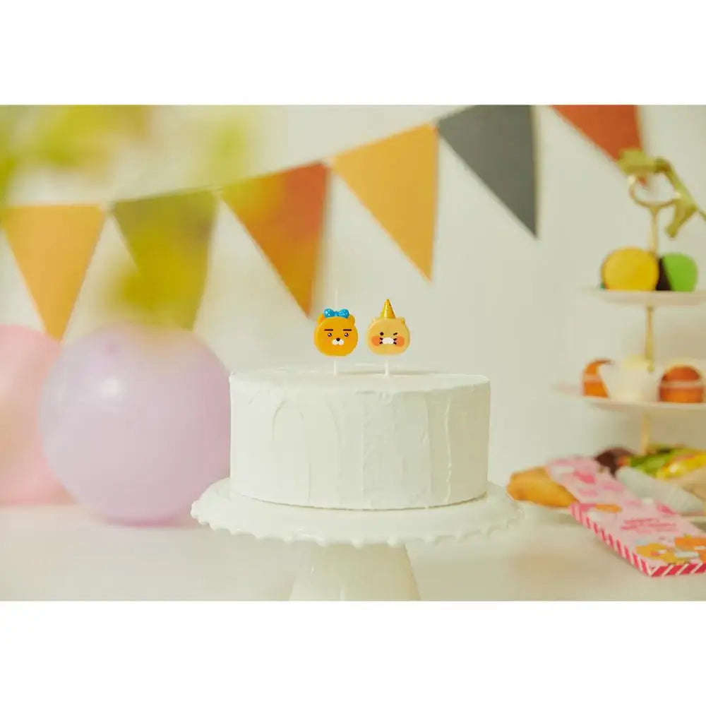 Kakao Friends - Ryan & Choonsik Bling Party Face Candle - Kakao Friends - Home & Living, Accessories - Harumio