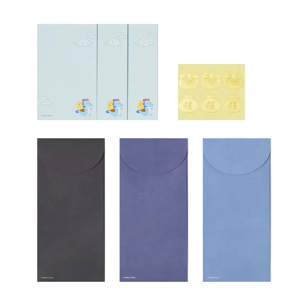 Kakao Friends - Blue Dragon Ryan & Choonsik New Year’s Envelope Set - Kakao Friends - Home & Living, Accessories - Harumio