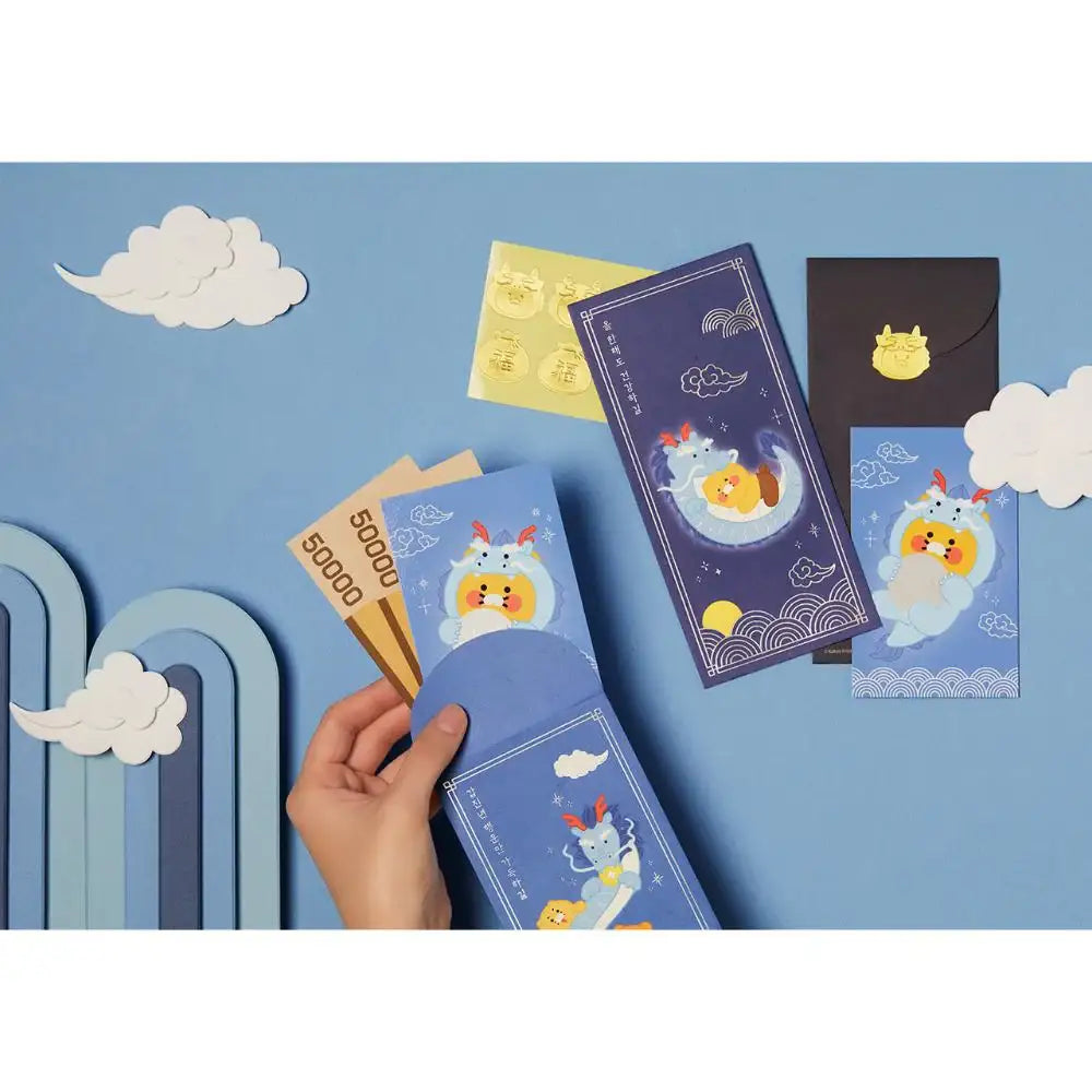 Kakao Friends - Blue Dragon Ryan & Choonsik New Year’s Envelope Set - Kakao Friends - Home & Living, Accessories - Harumio