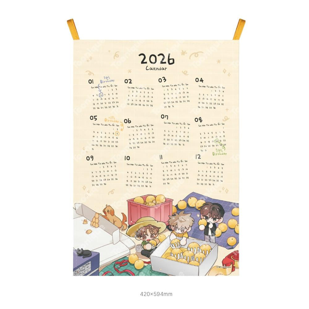 When Pear Blossoms Bloom X Toon!que - 2026 Fabric Calendar SET