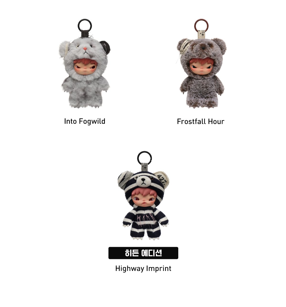 Hirono - Road Journal Series Doll Keyring