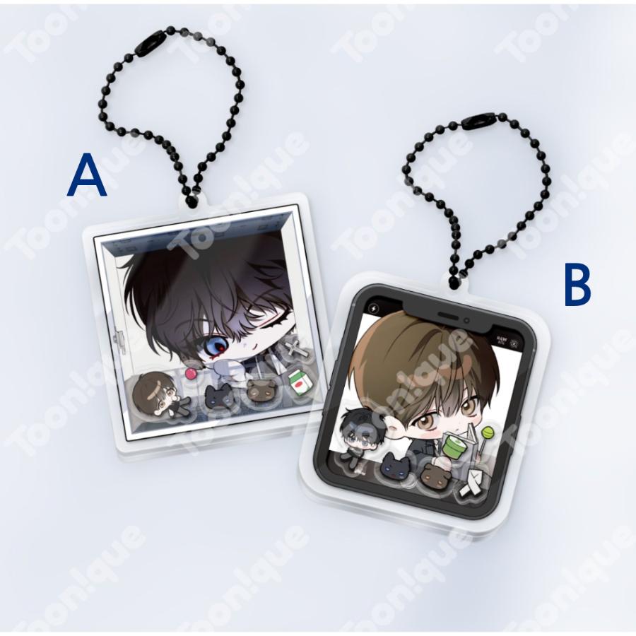 Eighteen's Bed x Toonique - Acrylic Shaker Keyring
