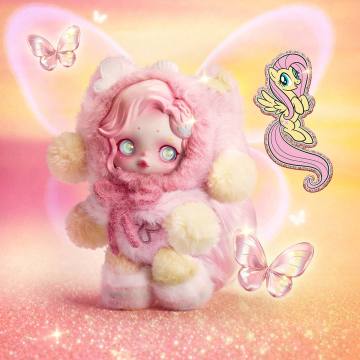 Skull Panda x My Little Pony Series Doll Keyring