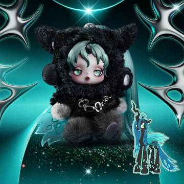 Skull Panda x My Little Pony Series Doll Keyring