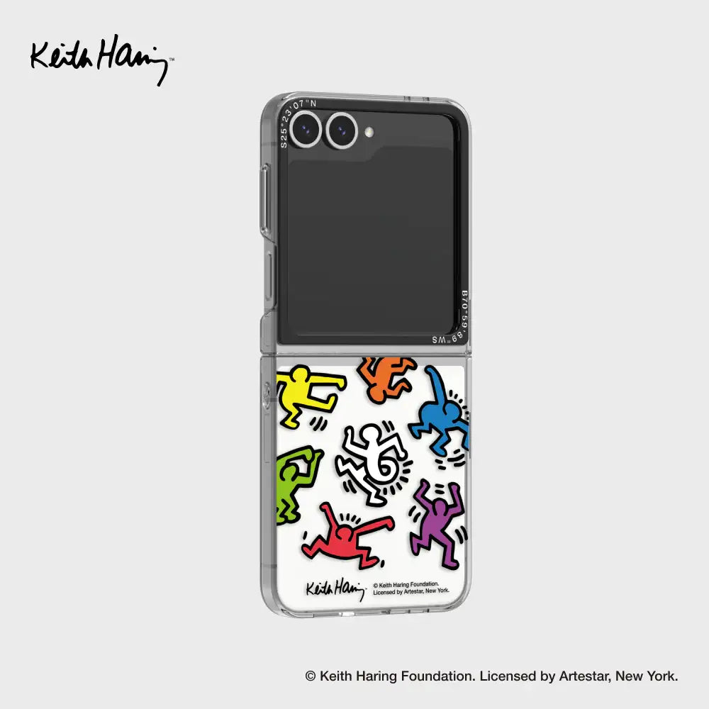 SLBS - Keith Haring Slim Impression Case (Galaxy Z Flip6) - SLBS - Phone Case - Harumio