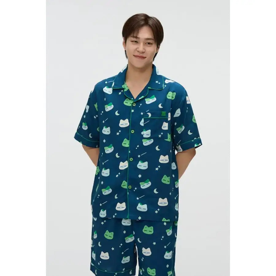 SPAO x Earthlings - Hello Earthling Short Sleeve Pajamas Set - SPAO - Pajamas - Harumio