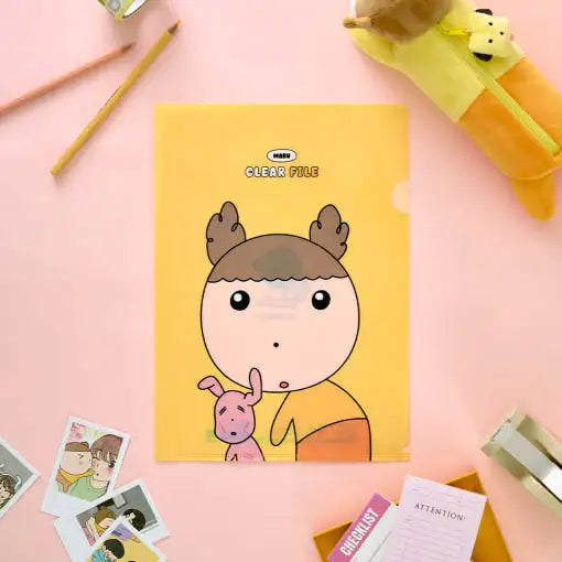 Maru Is a Puppy - Clear File - Webtoon Friends - Clear File - Harumio