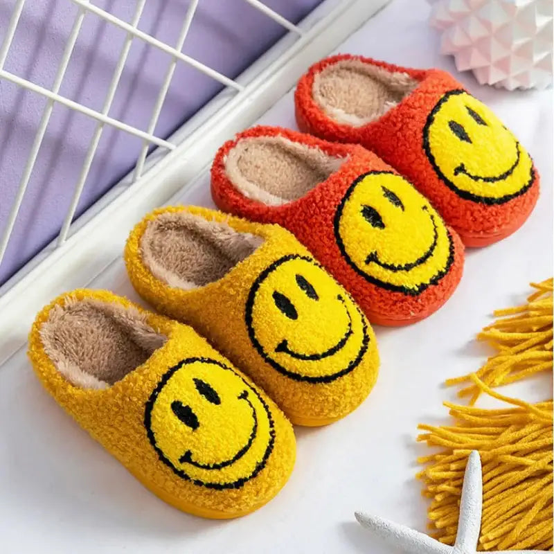 SALDA - Junior Smiley Winter Slippers - SALDA - Footwear - Harumio