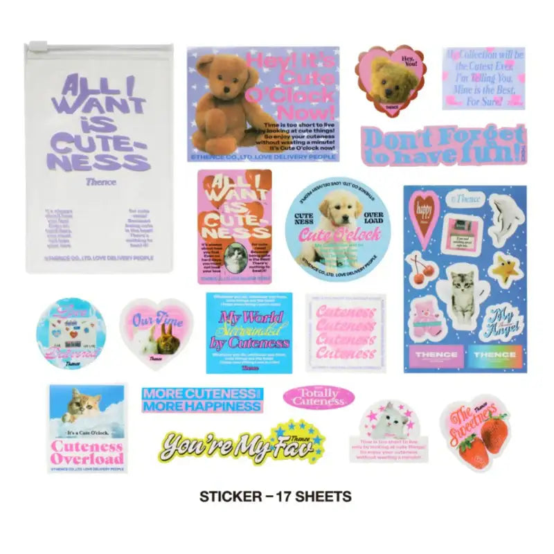 THENCE - Label Sticker Pack Ver.2 - THENCE - Stationary - Harumio