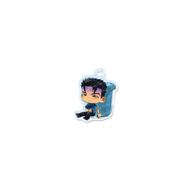 Mr. Blue Pop-Up - SD Acrylic Keyring